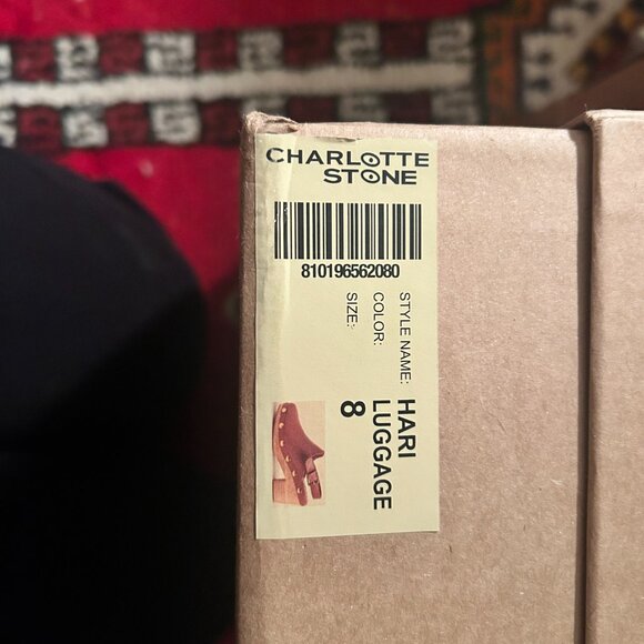 Charlotte Stone Hari Platform Slingback Studded Clog Size 8 NWT - Picture 11 of 11